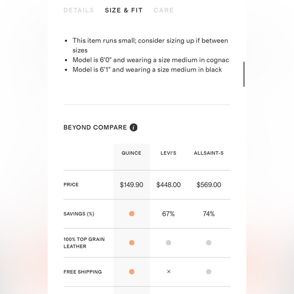 QUINCE Espresso 100% Top Grain Goat Suede Men’s Bomber Jacket NWT Size Large - Picture 13 of 13